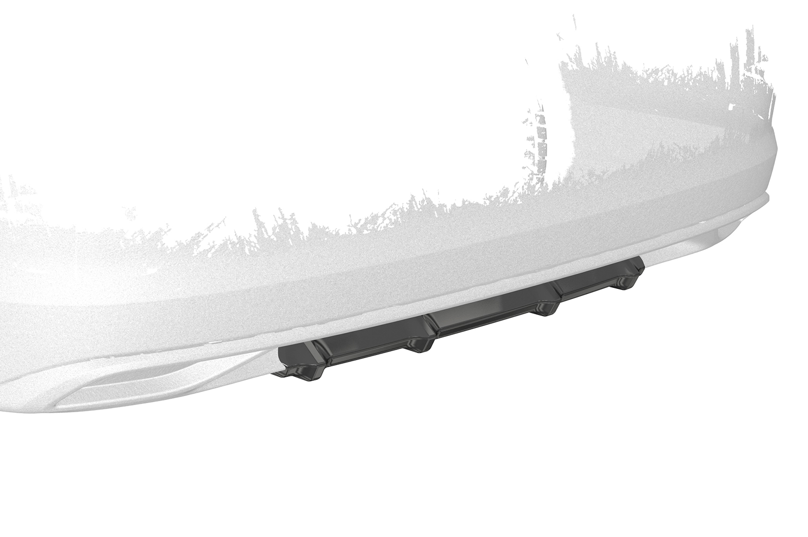Diffuseur / Ajout de parechoc arrière pour VW Golf 8 (Typ CD) break finition de base / Style / Life / Active (depuis 2020) - Fabriqué en ABS (6 finitions au choix)