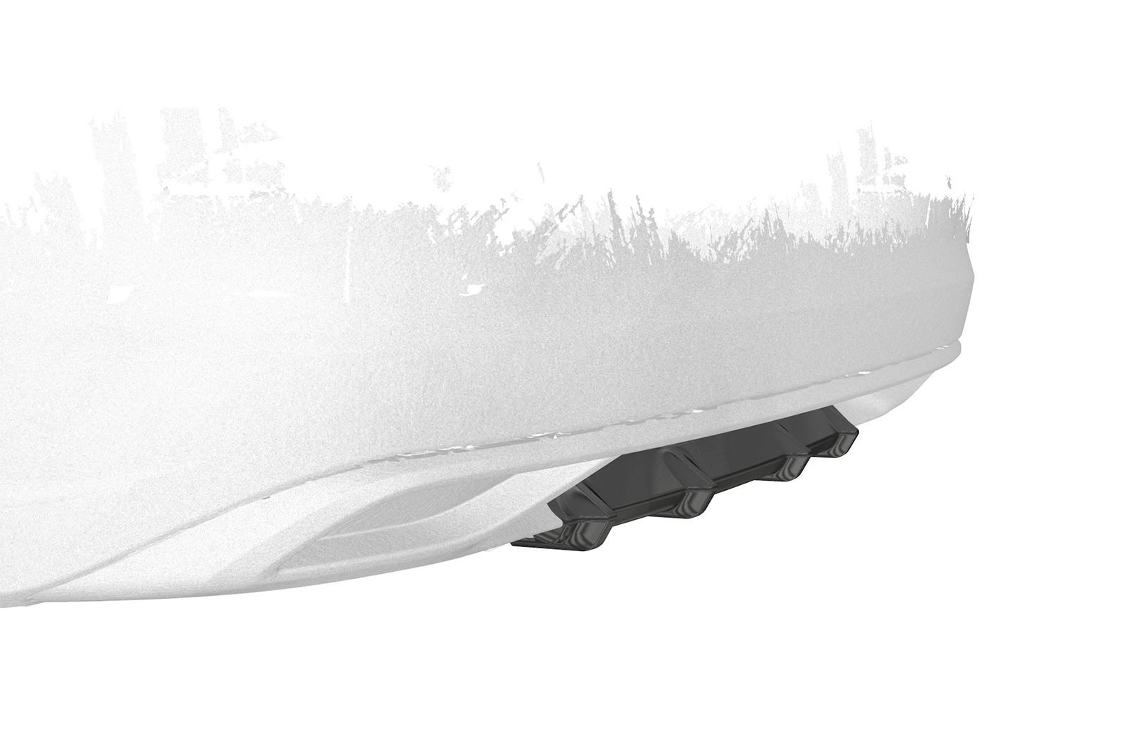 Diffuseur / Ajout de parechoc arrière pour VW Golf 8 (Typ CD) break finition de base / Style / Life / Active (depuis 2020) - Fabriqué en ABS (6 finitions au choix)