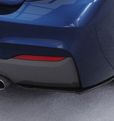 Diffuseur / Ajout de parechoc arrière pour BMW Série 2 F22 / F23 Pack M (2013-2021) - Fabriqué en ABS 10mm (à peindre ou polir)