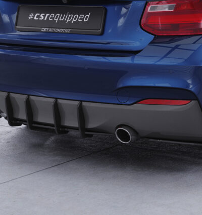 Diffuseur / Ajout de parechoc arrière pour BMW Série 2 F22 / F23 Pack M (2013-2021) - Fabriqué en ABS 10mm (à peindre ou polir)