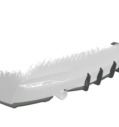 Diffuseur / Ajout de parechoc arrière pour BMW Série 2 F22 / F23 Pack M (2013-2021) - Fabriqué en ABS 10mm (à peindre ou polir)
