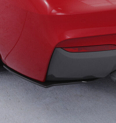 Diffuseur / Ajout de parechoc arrière pour BMW Série 2 F22 / F23 Pack M (2013-2021) - Fabriqué en ABS 10mm (à peindre ou polir)