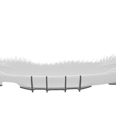 Diffuseur / Ajout de parechoc arrière pour BMW Série 2 F22 / F23 Pack M (2013-2021) - Fabriqué en ABS 10mm (à peindre ou polir)