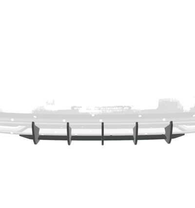 Diffuseur / Ajout de parechoc arrière pour VW Polo 6 2G (Typ AW) R-Line (2017-2020) - Fabriqué en ABS 10mm (à peindre ou polir)