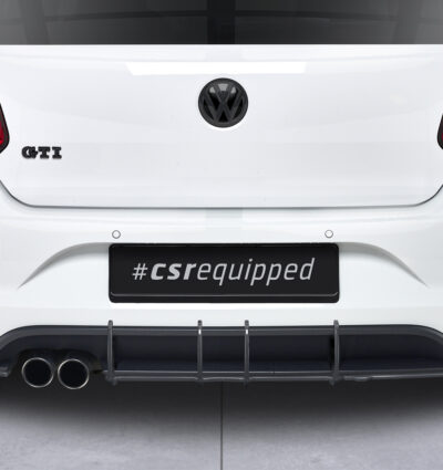 Diffuseur / Ajout de parechoc arrière pour VW Polo 5 (Typ 6R / 6C) GTI (facelift) (2014-2017) - Fabriqué en ABS 10mm (à peindre ou polir)