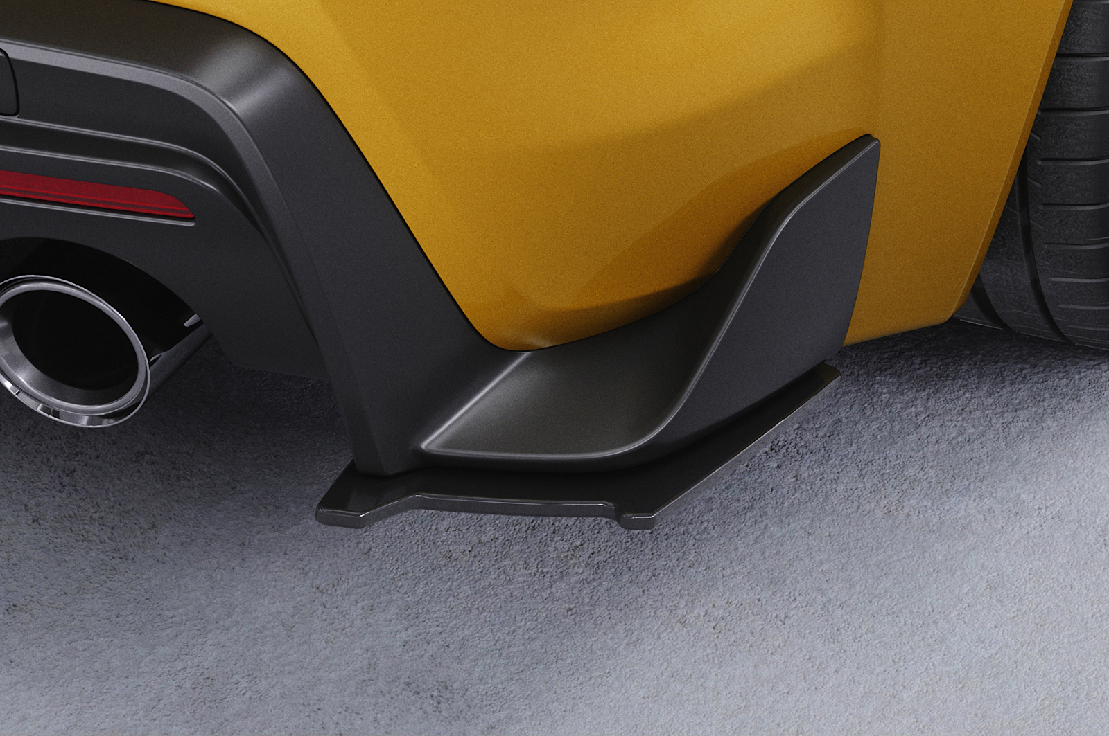 Diffuseur / Ajout de parechoc arrière pour Toyota GR Supra (A90) toutes carrosseries (depuis 2019) - Fabriqué en ABS 10mm (à peindre ou polir)