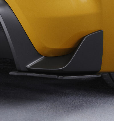 Diffuseur / Ajout de parechoc arrière pour Toyota GR Supra (A90) toutes carrosseries (depuis 2019) - Fabriqué en ABS 10mm (à peindre ou polir)