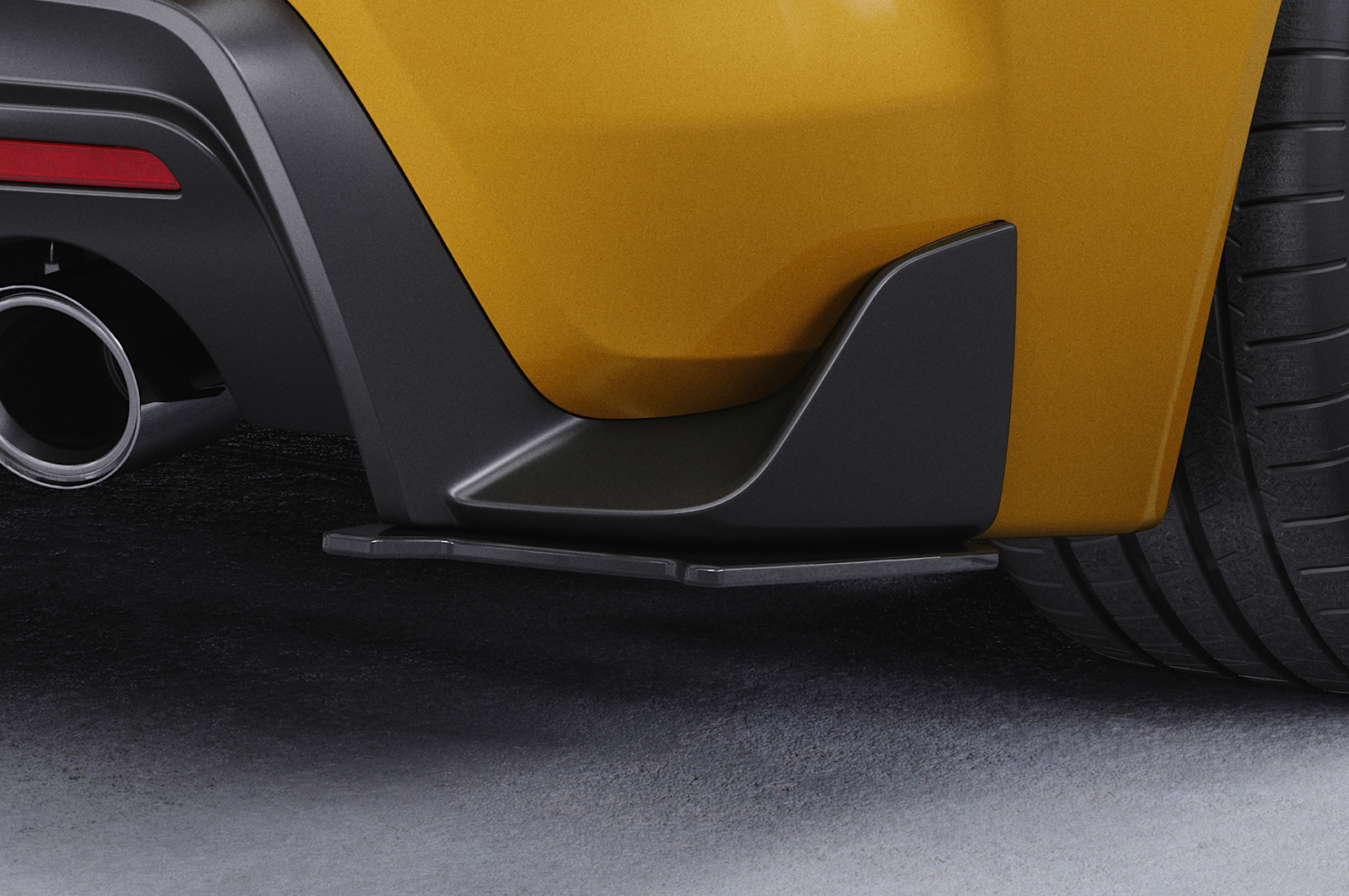 Diffuseur / Ajout de parechoc arrière pour Toyota GR Supra (A90) toutes carrosseries (depuis 2019) - Fabriqué en ABS 10mm (à peindre ou polir)