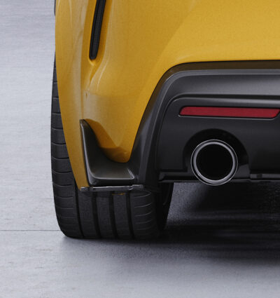 Diffuseur / Ajout de parechoc arrière pour Toyota GR Supra (A90) toutes carrosseries (depuis 2019) - Fabriqué en ABS 10mm (à peindre ou polir)