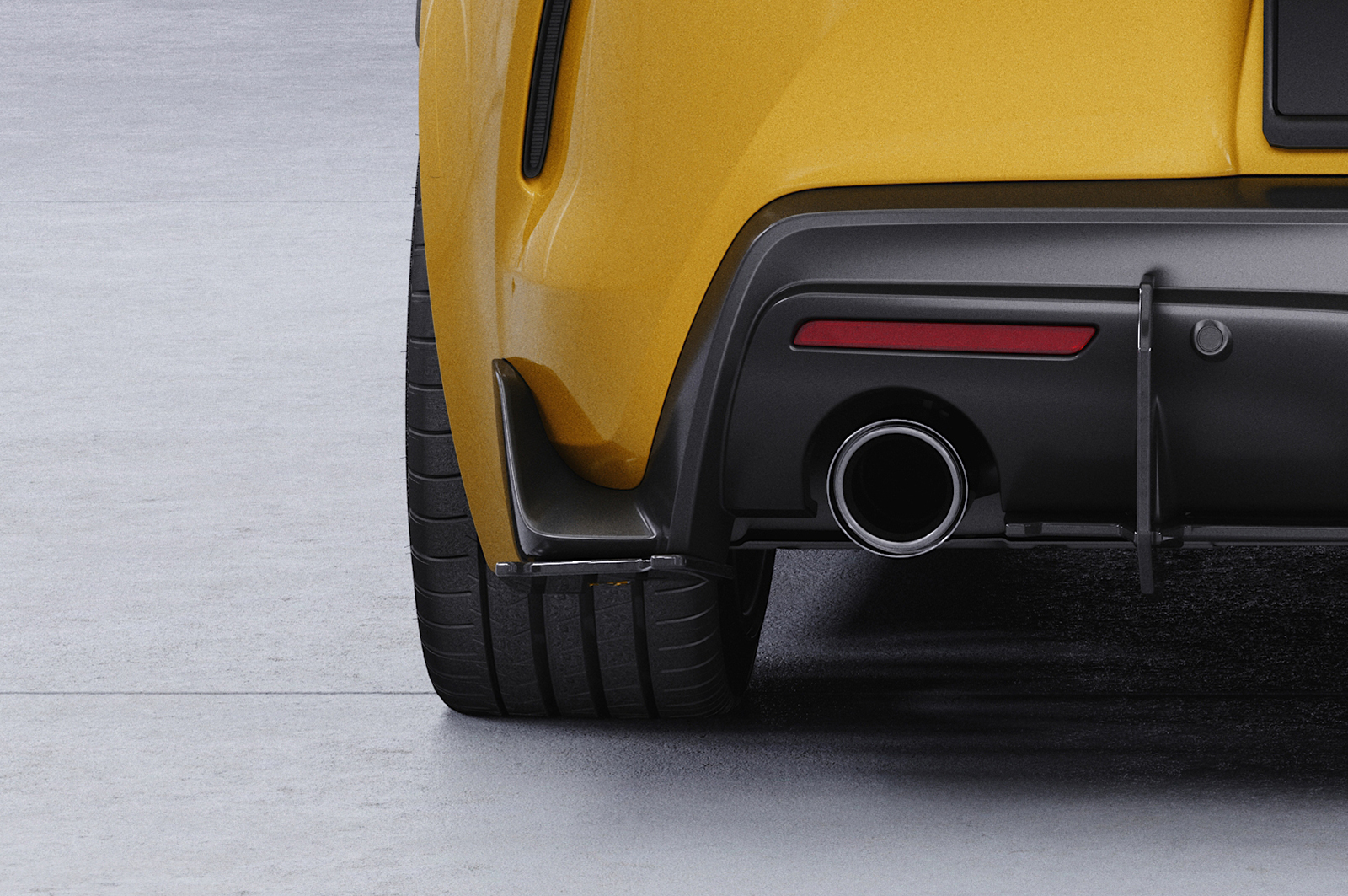 Diffuseur / Ajout de parechoc arrière pour Toyota GR Supra (A90) toutes carrosseries (depuis 2019) - Fabriqué en ABS 10mm (à peindre ou polir)