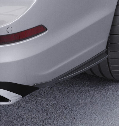 Diffuseur / Ajout de parechoc arrière pour VW Golf 8 (Typ CD) break finition de base / Style / Life / Active (depuis 2020) - Fabriqué en ABS (6 finitions au choix)