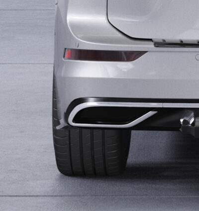 Diffuseur / Ajout de parechoc arrière pour VW Golf 8 (Typ CD) break finition de base / Style / Life / Active (depuis 2020) - Fabriqué en ABS (6 finitions au choix)