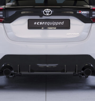Diffuseur / Ajout de parechoc arrière pour Toyota GR Yaris (XP21) toutes carrosseries (depuis 2020) - Fabriqué en ABS 10mm (à peindre ou polir)