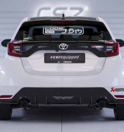 Diffuseur / Ajout de parechoc arrière pour Toyota GR Yaris (XP21) toutes carrosseries (depuis 2020) - Fabriqué en ABS 10mm (à peindre ou polir)