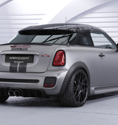 Diffuseur / Ajout de parechoc arrière pour Mini R58 / R59 JCW (coupé et Roadster) (2011-2015) - Fabriqué en ABS (6 finitions au choix)