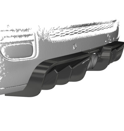 Diffuseur / Ajout de parechoc arrière pour Mini R58 / R59 JCW (coupé et Roadster) (2011-2015) - Fabriqué en ABS (6 finitions au choix)
