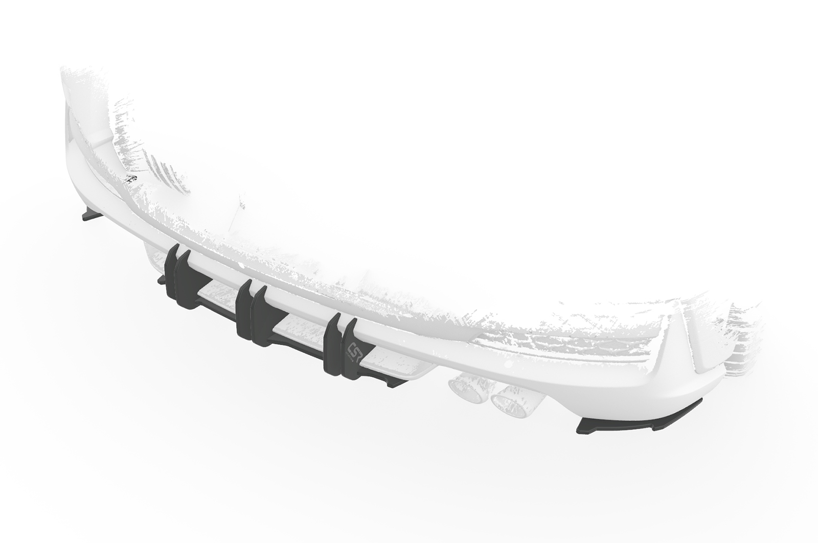 Diffuseur / Ajout de parechoc arrière pour Hyundai I30 (PD) N-Line (2017-2020) - Fabriqué en ABS 10mm (à peindre ou polir)