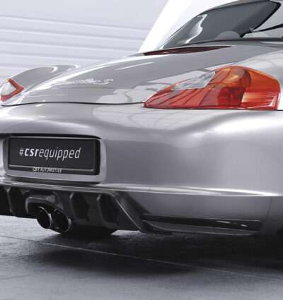 Diffuseur / Ajout de parechoc arrière pour Porsche Boxster 986 toutes carrosseries (préfacelift) (1996-2000) - Fabriqué en ABS (6 finitions au choix)