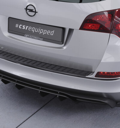 Diffuseur / Ajout de parechoc arrière pour Opel Astra J Sports Tourer / sauf OPC-Line (2012-2015) - Fabriqué en ABS (6 finitions au choix)