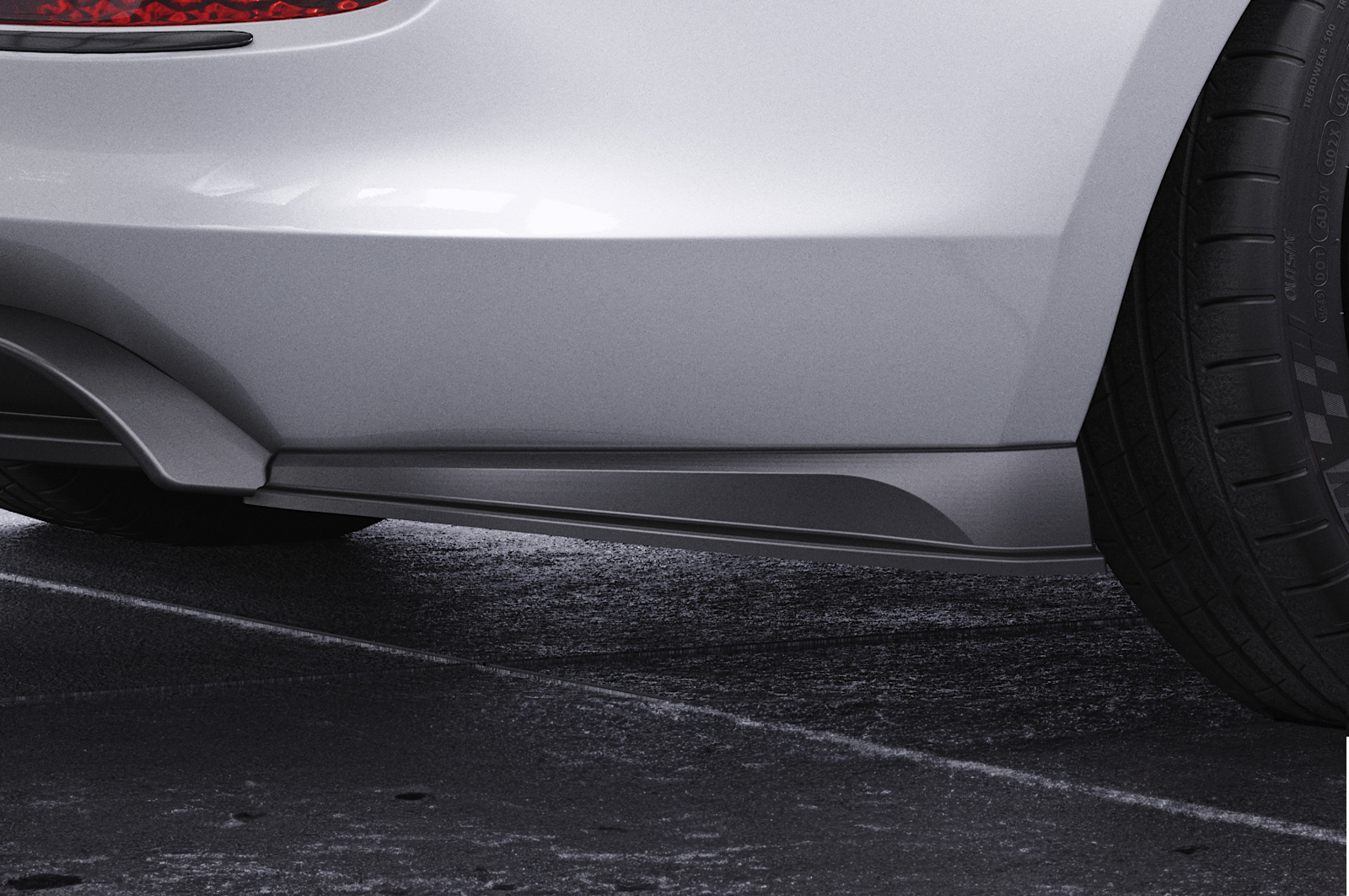 Diffuseur / Ajout de parechoc arrière pour Opel Astra J Sports Tourer / sauf OPC-Line (11/2010-09/2015) - Fabriqué en ABS (6 finitions au choix)