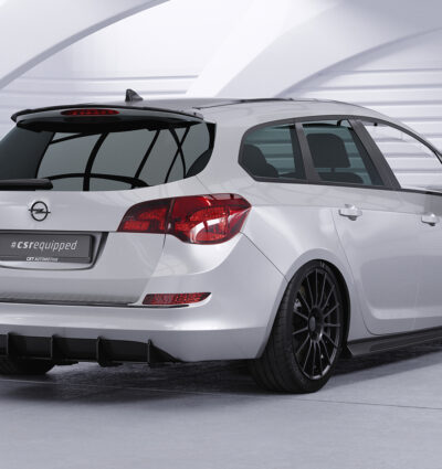 Diffuseur / Ajout de parechoc arrière pour Opel Astra J Sports Tourer / sauf OPC-Line (11/2010-09/2015) - Fabriqué en ABS 10mm (à peindre ou polir)