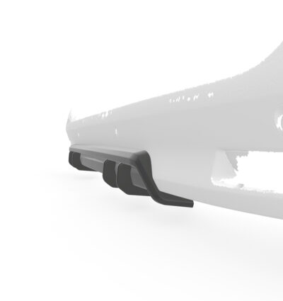 Diffuseur / Ajout de parechoc arrière pour Mercedes Benz Classe V 447 AMG-Line (2019-07/2022) - Fabriqué en ABS (6 finitions au choix)