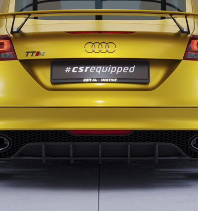 Diffuseur / Ajout de parechoc arrière pour Audi TT (8J) RS (2009-2015) - Fabriqué en ABS 10mm (à peindre ou polir)