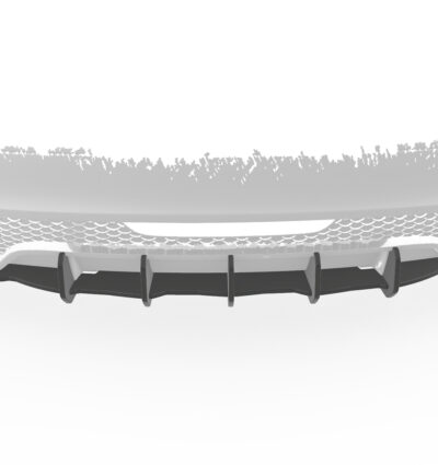 Diffuseur / Ajout de parechoc arrière pour Audi TT (8J) RS (2009-2015) - Fabriqué en ABS 10mm (à peindre ou polir)