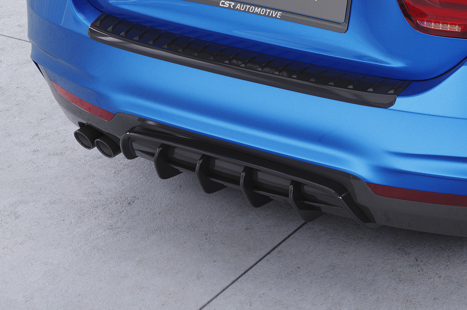 Diffuseur / Ajout de parechoc arrière pour BMW Série 4 F32 / F33 / F36 coupé / cabriolet et Gran coupé avec Pack M (10/2013-06/2021) - Fabriqué en ABS (6 finitions au choix)