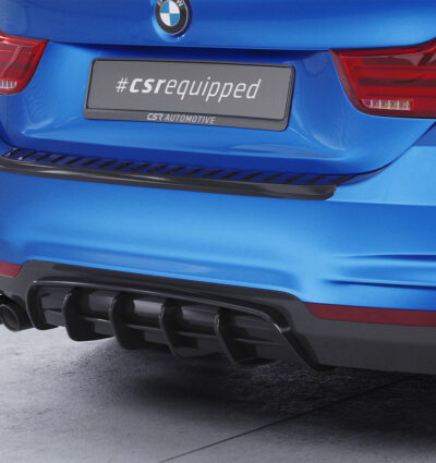 Diffuseur / Ajout de parechoc arrière pour BMW Série 4 F32 / F33 / F36 coupé / cabriolet et Gran coupé avec Pack M (10/2013-06/2021) - Fabriqué en ABS (6 finitions au choix)