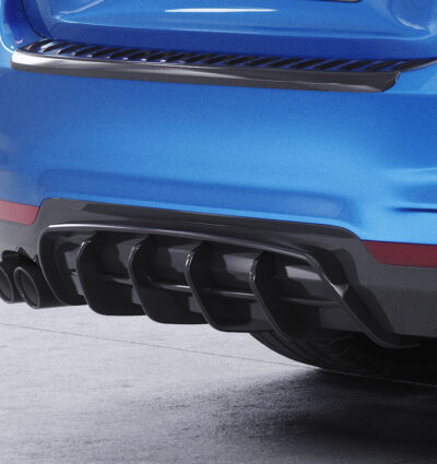 Diffuseur / Ajout de parechoc arrière pour BMW Série 4 F32 / F33 / F36 coupé / cabriolet et Gran coupé avec Pack M (10/2013-06/2021) - Fabriqué en ABS (6 finitions au choix)