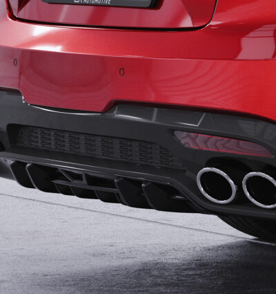 Diffuseur / Ajout de parechoc arrière pour Kia Stinger GT toutes carrosseries (depuis 2017) - Fabriqué en ABS (6 finitions au choix)