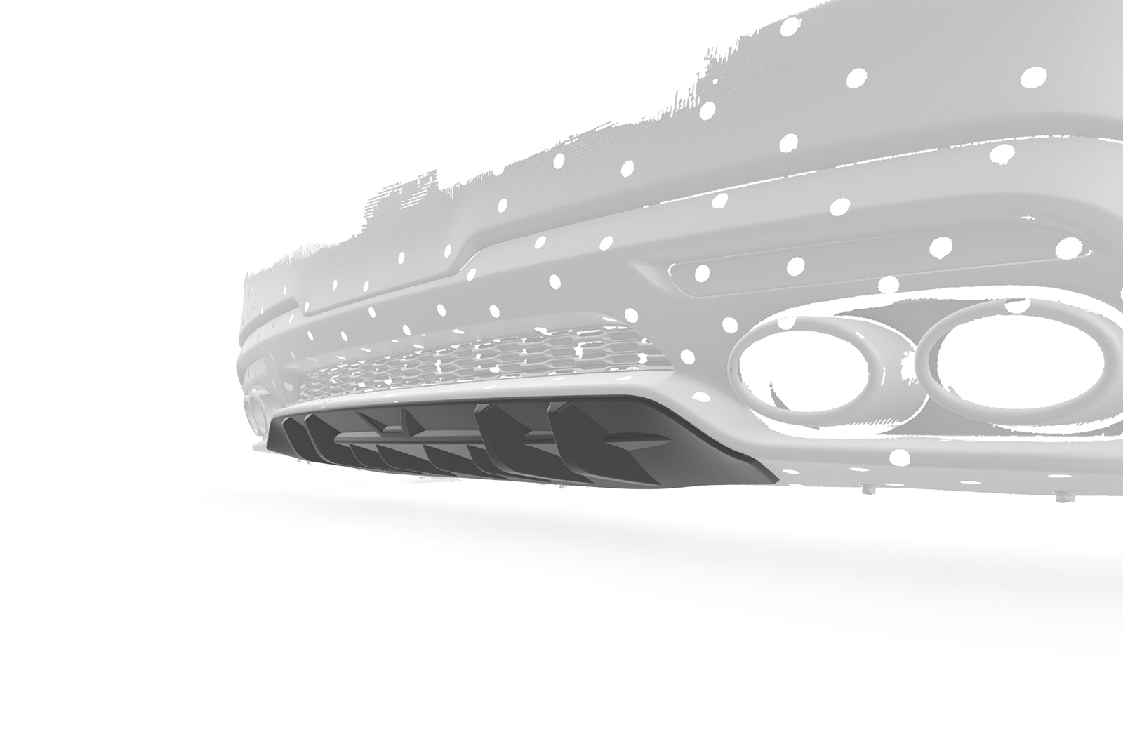 Diffuseur / Ajout de parechoc arrière pour Kia Stinger GT toutes carrosseries (depuis 2017) - Fabriqué en ABS (6 finitions au choix)