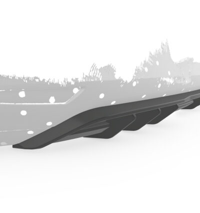 Diffuseur / Ajout de parechoc arrière pour Seat Leon 3 (Typ 5F) finition de base (5 portes) (2012-2016) - Fabriqué en ABS (6 finitions au choix)