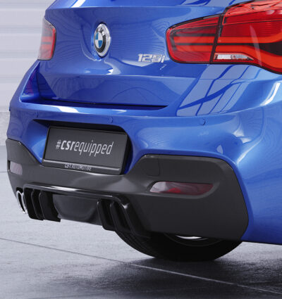 Diffuseur / Ajout de parechoc arrière pour BMW Série 1 F20 / F21 Pack M (facelift) (2015-2019) - Fabriqué en ABS (6 finitions au choix)