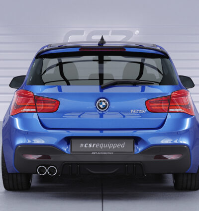 Diffuseur / Ajout de parechoc arrière pour BMW Série 1 F20 / F21 Pack M (facelift) (2015-2019) - Fabriqué en ABS (6 finitions au choix)