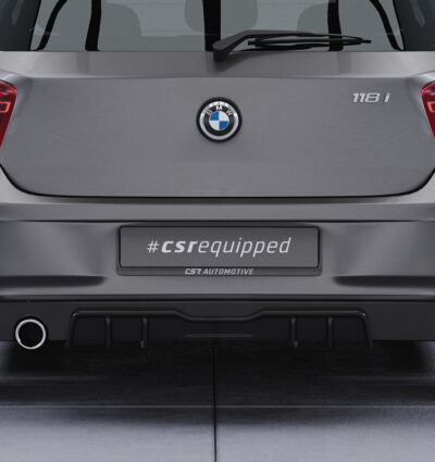 Diffuseur / Ajout de parechoc arrière pour BMW Série 1 F20 / F21 finition de base (préfacelift) (2011-2015) - Fabriqué en ABS (6 finitions au choix)