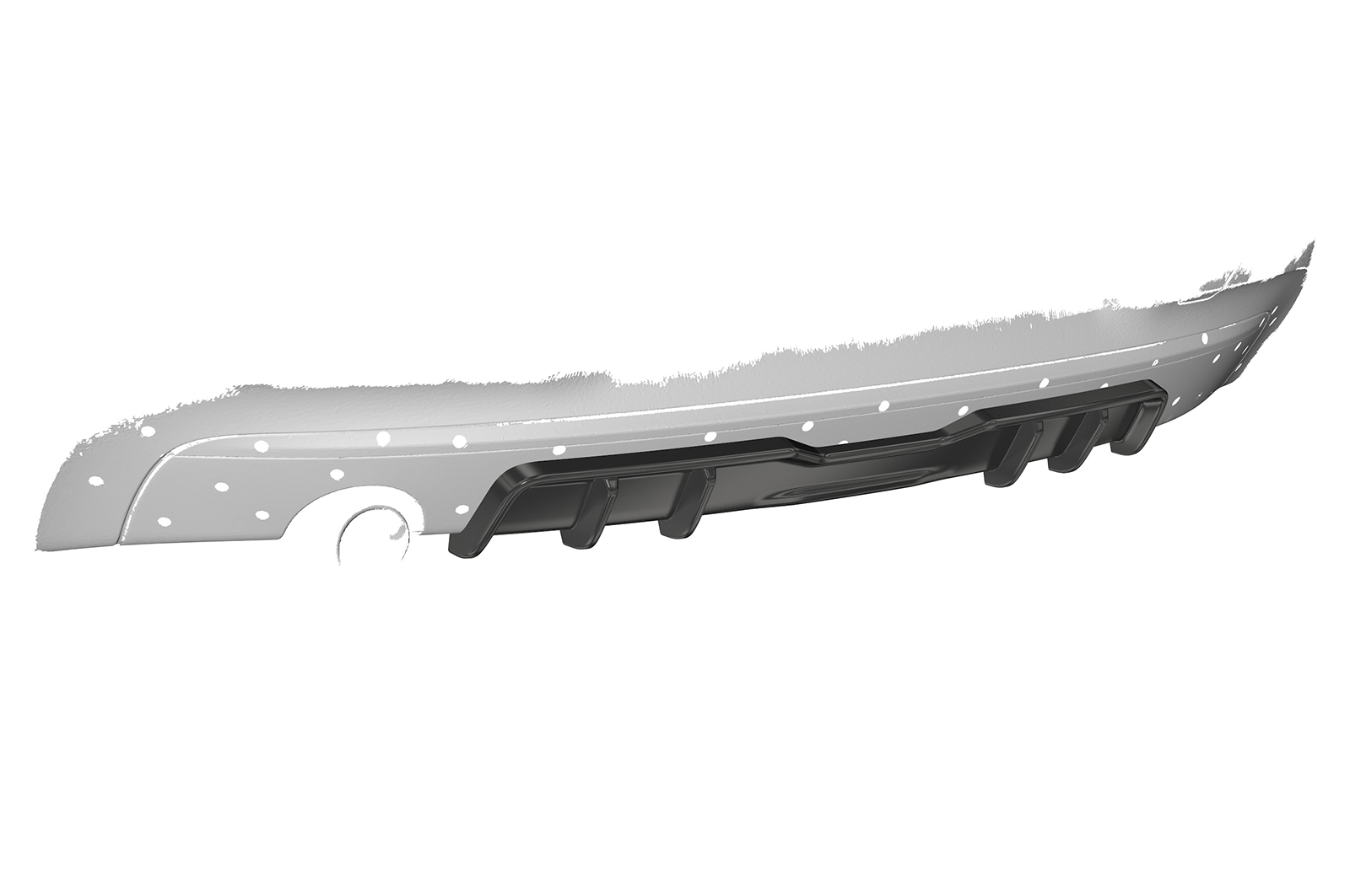 Diffuseur / Ajout de parechoc arrière pour BMW Série 1 F20 / F21 finition de base (préfacelift) (2011-2015) - Fabriqué en ABS (6 finitions au choix)