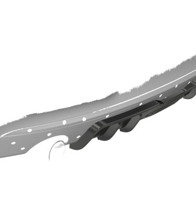 Diffuseur / Ajout de parechoc arrière pour BMW Série 1 F20 / F21 finition de base (préfacelift) (2011-2015) - Fabriqué en ABS (6 finitions au choix)