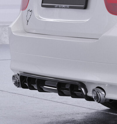 Diffuseur / Ajout de parechoc arrière pour BMW Série 3 E90 / E91 berline et break (facelift) (09/2008-06/2012) - Fabriqué en ABS (6 finitions au choix)