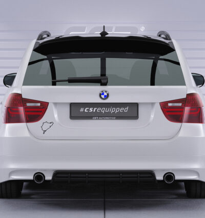 Diffuseur / Ajout de parechoc arrière pour BMW Série 3 E90 / E91 berline et break (facelift) (09/2008-06/2012) - Fabriqué en ABS (6 finitions au choix)