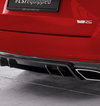 Diffuseur / Ajout de parechoc arrière pour Skoda Octavia 3 Typ 5E RS (break et berline) (2013-2019) - Fabriqué en ABS (6 finitions au choix)