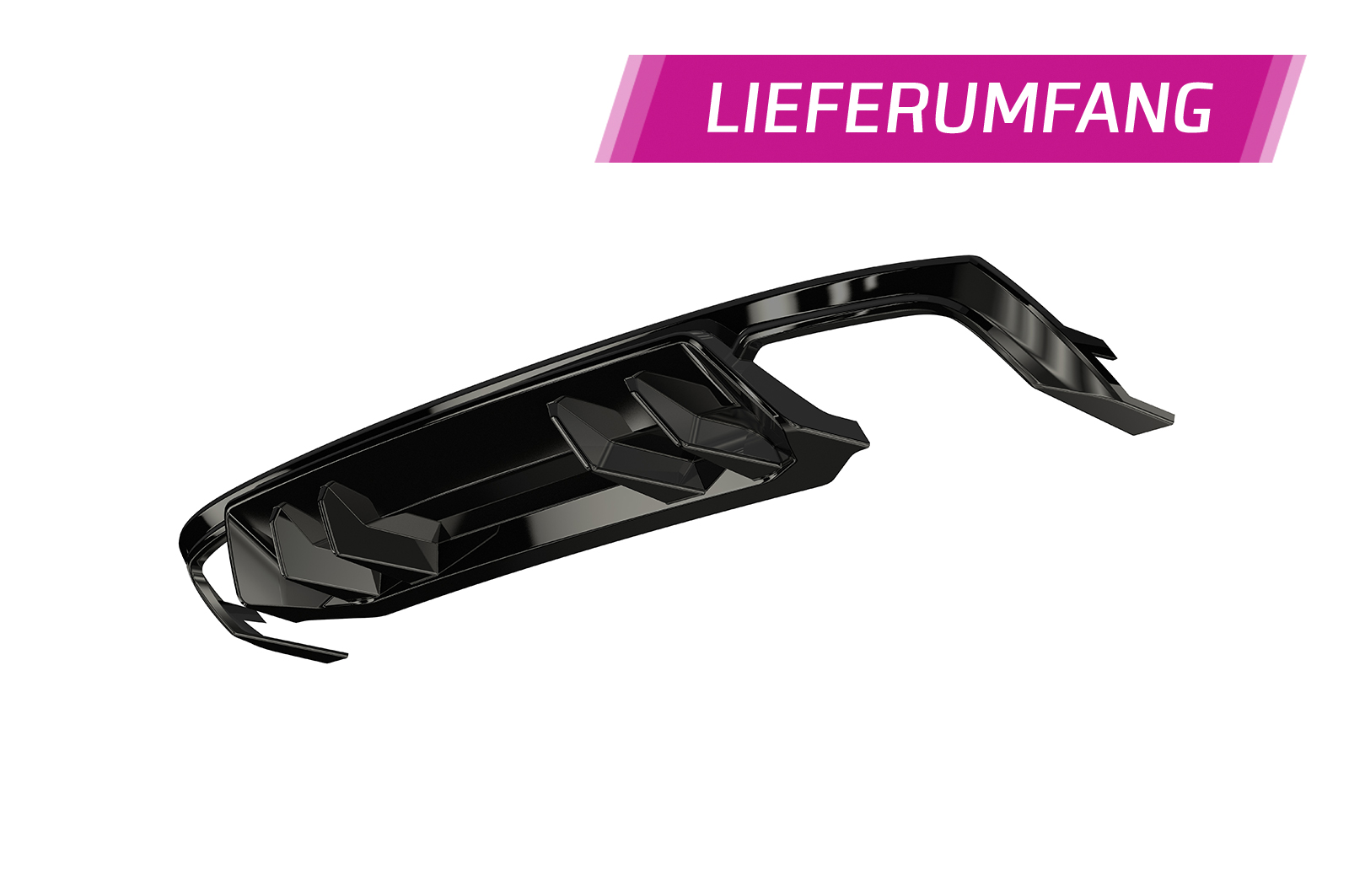 Diffuseur / Ajout de parechoc arrière pour Skoda Octavia 3 Typ 5E RS (break et berline) (2013-2019) - Fabriqué en ABS (6 finitions au choix)