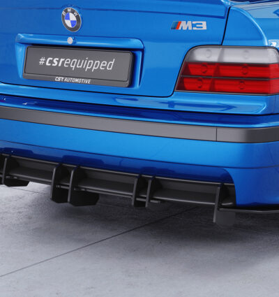 Diffuseur / Ajout de parechoc arrière pour BMW Série 3 E36 M-Pakte - coupé / cabriolet / berline et break (1992 -1998) - Fabriqué en ABS 10mm (à peindre ou polir)