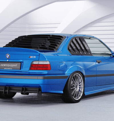 Diffuseur / Ajout de parechoc arrière pour BMW Série 3 E36 M-Pakte - coupé / cabriolet / berline et break (1992 -1998) - Fabriqué en ABS 10mm (à peindre ou polir)