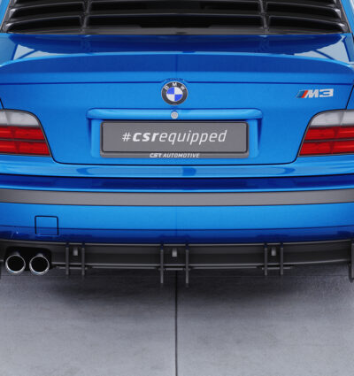 Diffuseur / Ajout de parechoc arrière pour BMW Série 3 E36 M-Pakte - coupé / cabriolet / berline et break (1992 -1998) - Fabriqué en ABS 10mm (à peindre ou polir)