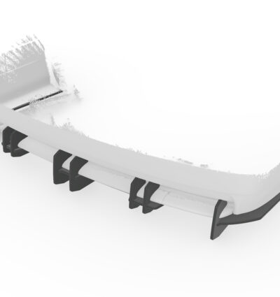 Diffuseur / Ajout de parechoc arrière pour BMW Série 3 E36 M-Pakte - coupé / cabriolet / berline et break (1992 -1998) - Fabriqué en ABS 10mm (à peindre ou polir)