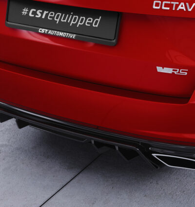 Diffuseur / Ajout de parechoc arrière pour Skoda Octavia 3 Typ 5E RS (break et berline) (2013-2019) - Fabriqué en ABS (6 finitions au choix)