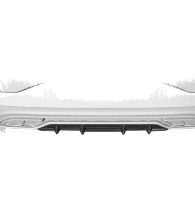 Diffuseur / Ajout de parechoc arrière pour VW Polo 6 2G (Typ AW) R-Line (facelift) (depuis 2021) - Fabriqué en ABS (6 finitions au choix)
