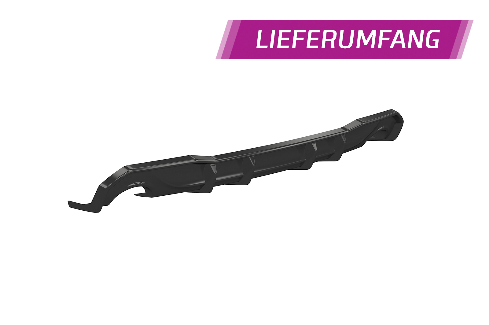 Diffuseur / Ajout de parechoc arrière pour BMW Série 3 (F34) Grand Turismo Pack M (2013-2020) - Fabriqué en ABS (6 finitions au choix)
